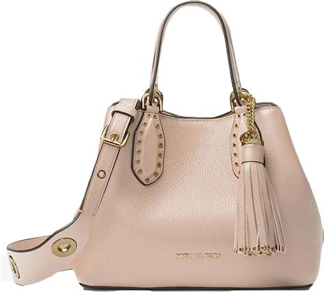 michael kors brooklyn large logo satchel|Brooklyn Large Leather Satchel .